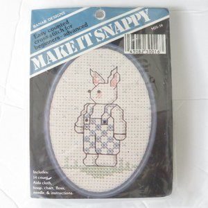 Make It Snappy Cross Stitch Bunny